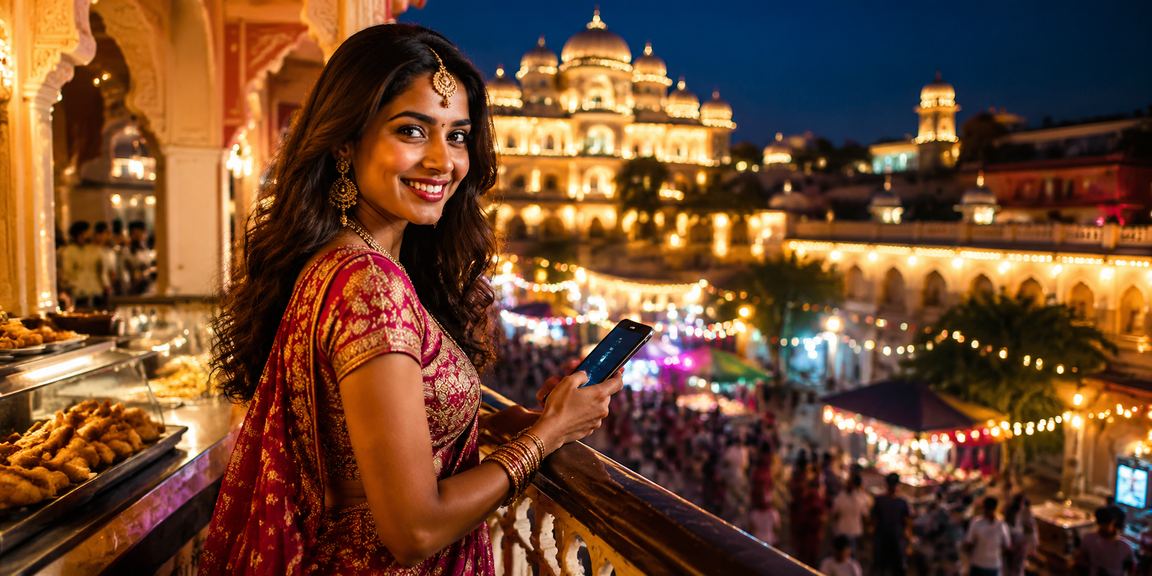 Mobile payment transaction using Indian digital wallets